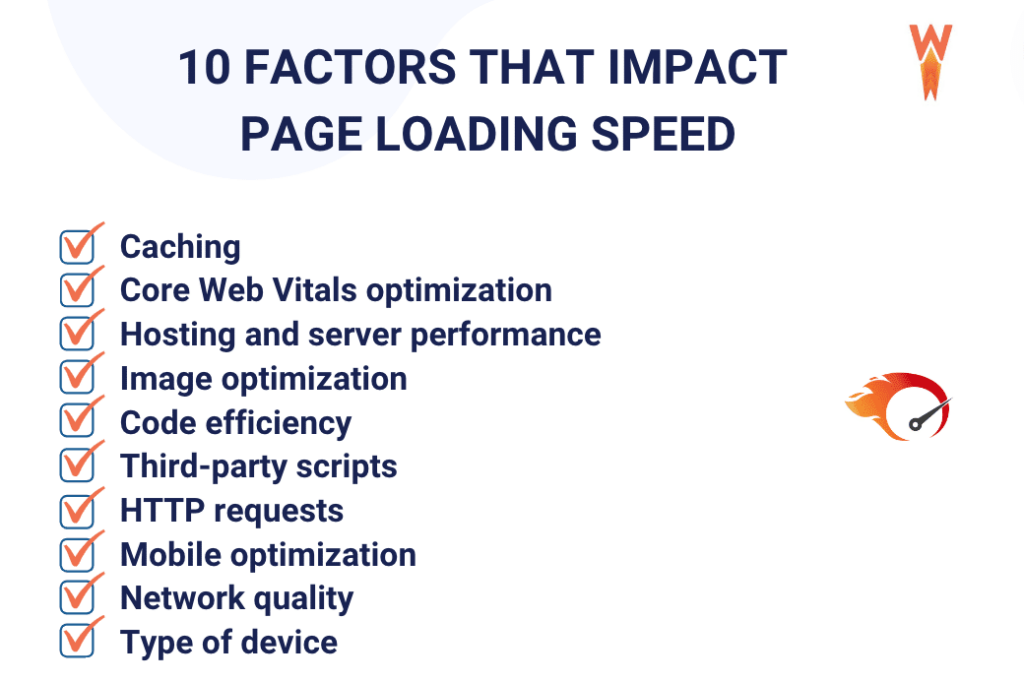 10 factors impacting page loading speed